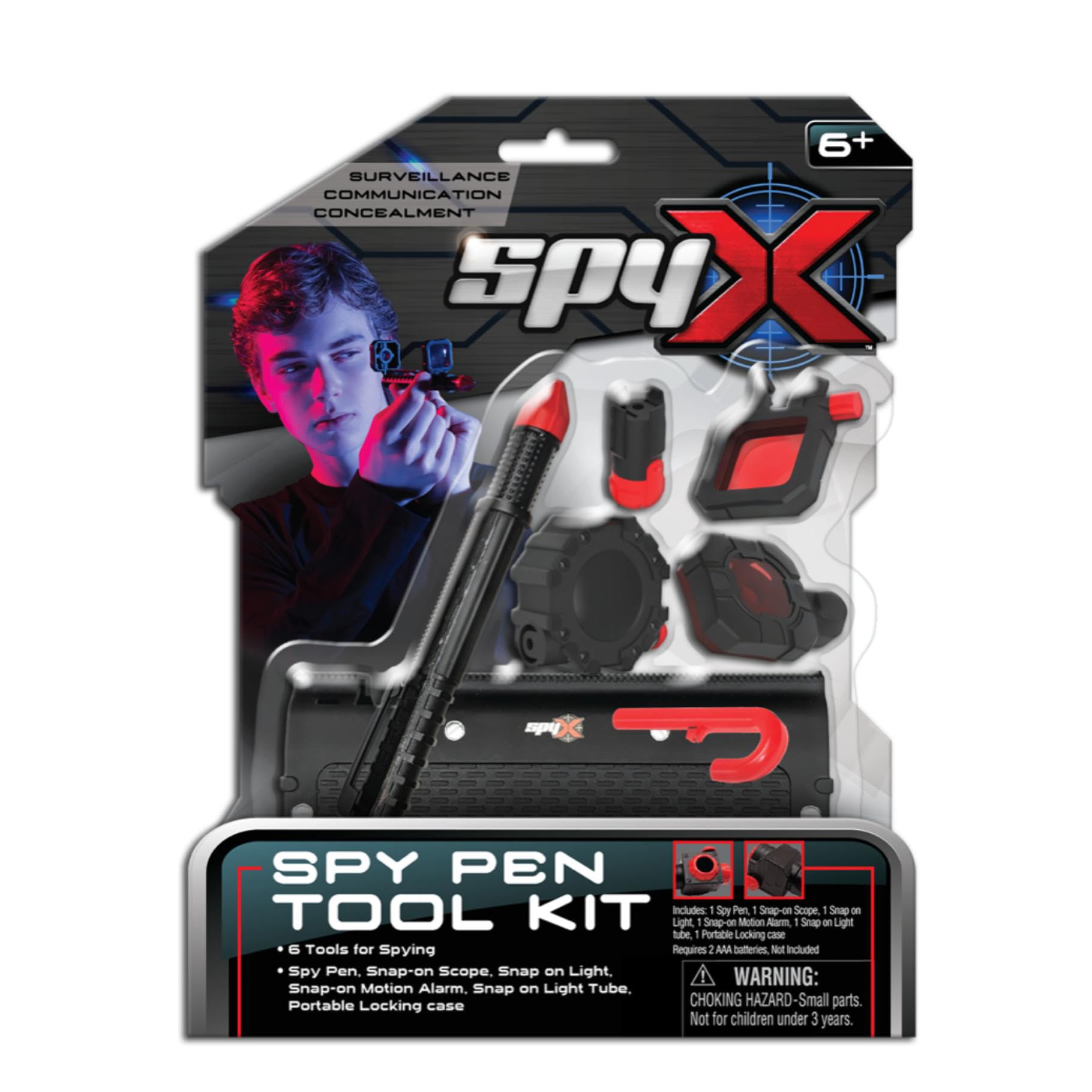 Boîte à outils pour stylo espion Spy X - Jouet espion pour enfants