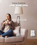 TREATLIFE Smart Plug 4 Pack, 1800W 15A Smart Home WiFi Outlet, 7 Day Heavy Duty Programmable Timer, Works with Alexa and Google Assistant, Child Lock, Away Mode