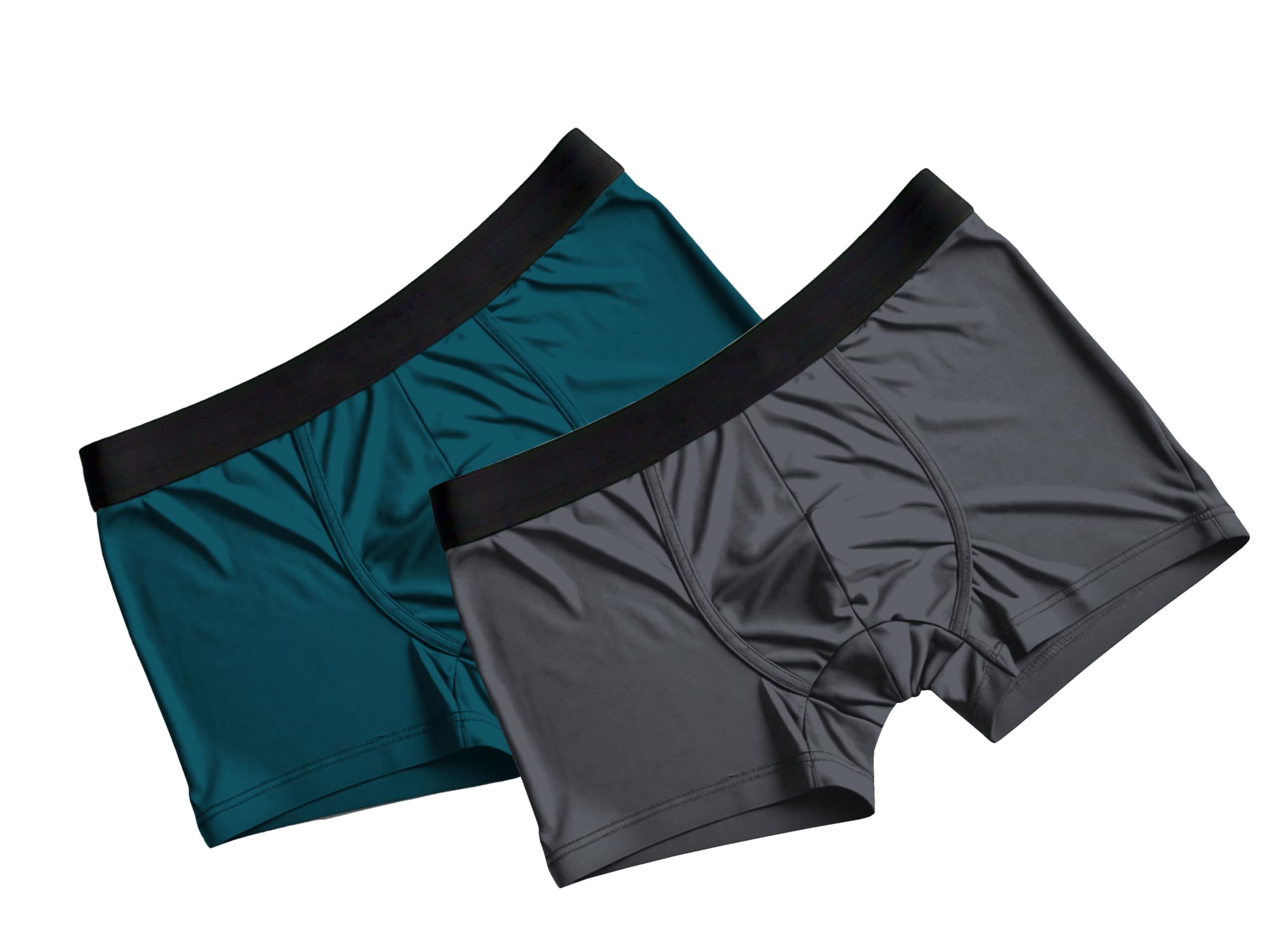 Men's Trunks - Microfiber & Modal Blend| Breathable, Moisture-Wicking, Stretchable, Tagless Design| Comfortable Fabric for Everyday Regular Wear (Pack of 2)-image-37