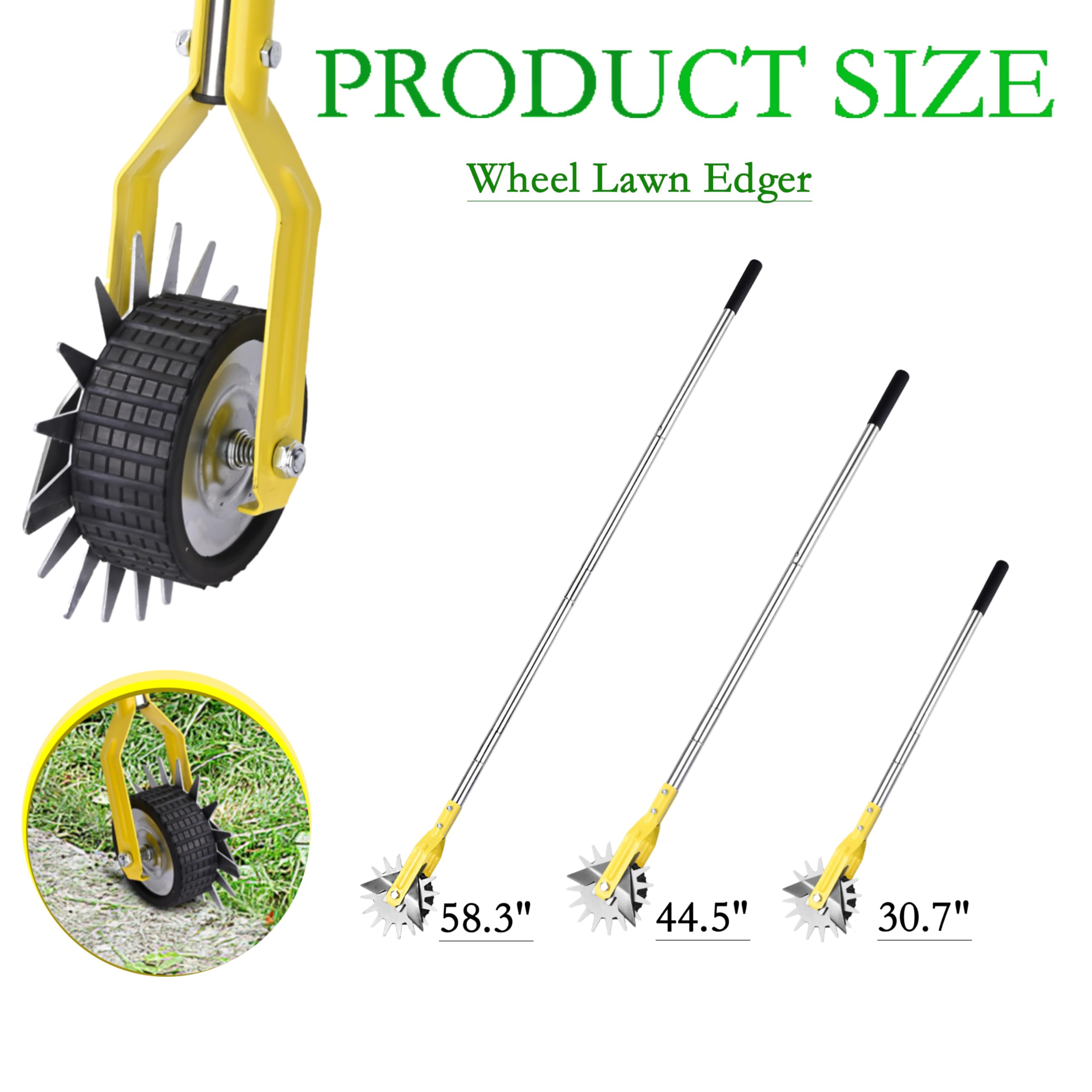 YEELOR Lawn Edger - Stainless Steel Edge Trimmer -3 YEELOR Lawn Edger - Stainless Steel Edge Trimmer -3