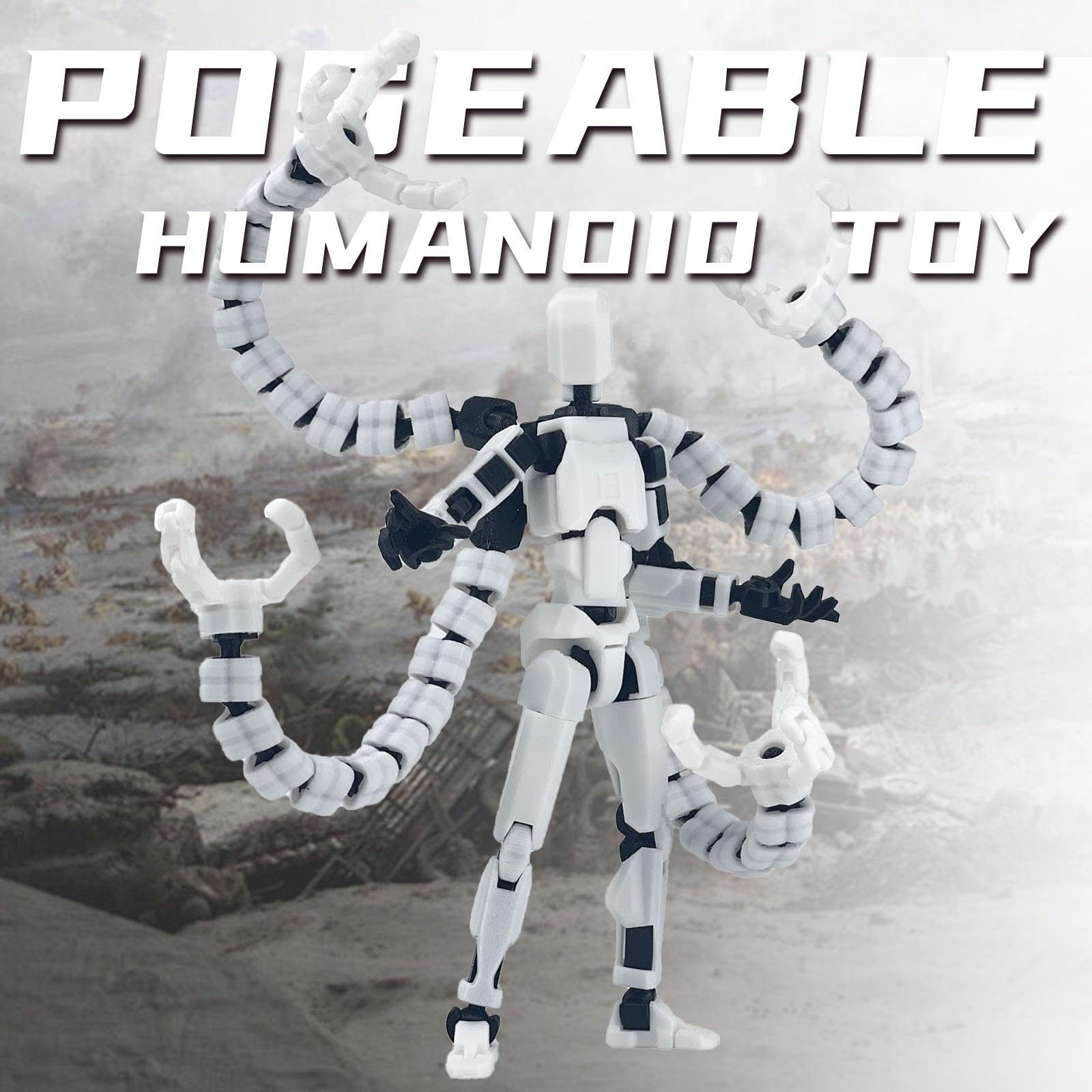 Amazon.com: PkghoKids 7.2 in Assembly Completed T 3D Printed Robot