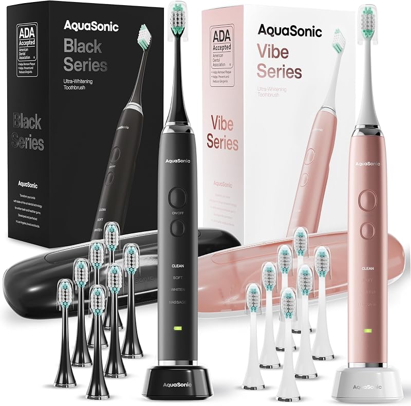 Paquete Aquasonic Black Series y Vibe Series (oro rosa)