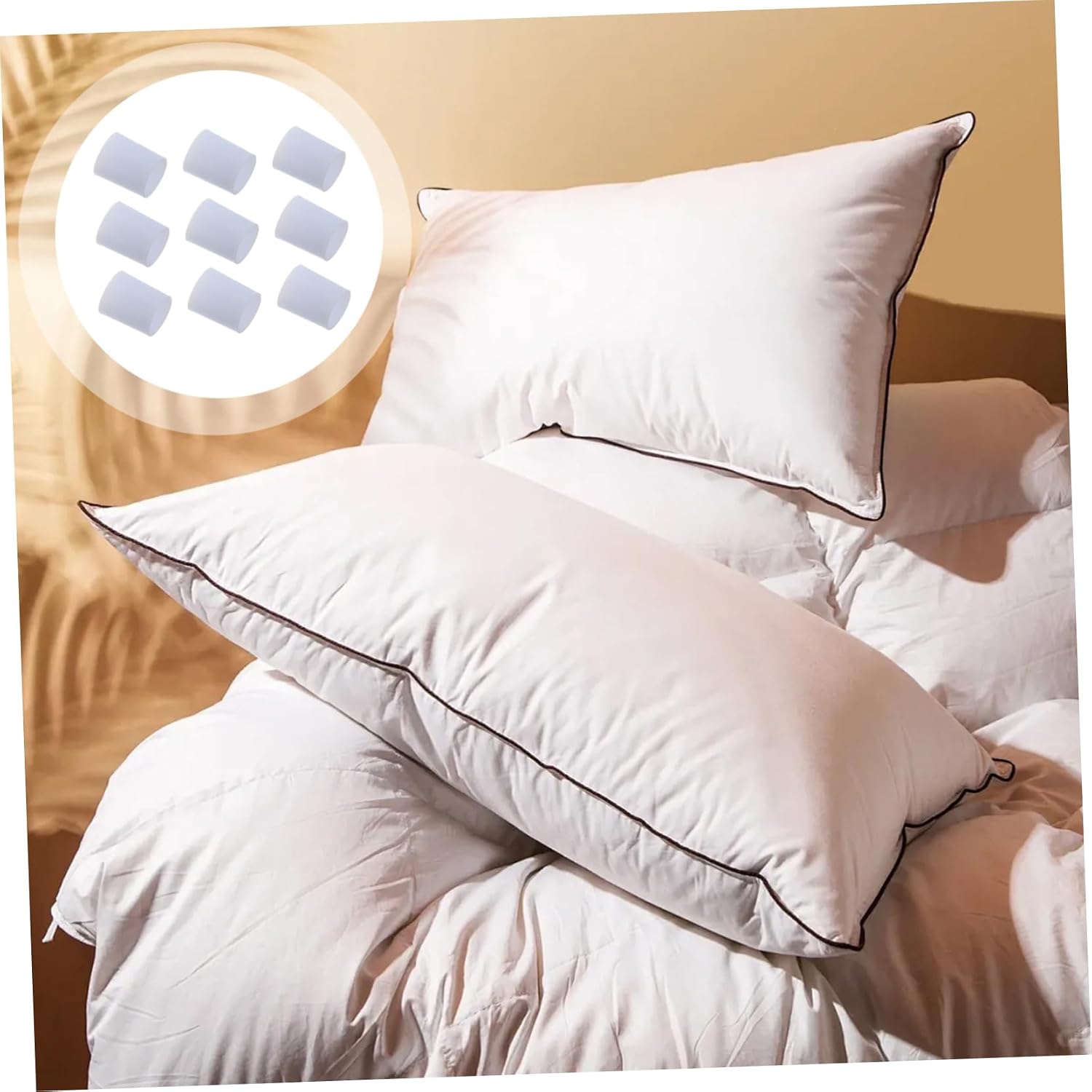 1bag Cushion Inserts Pillow Filling Tube Neck Pillow Stuffing Bulk Travel Refill