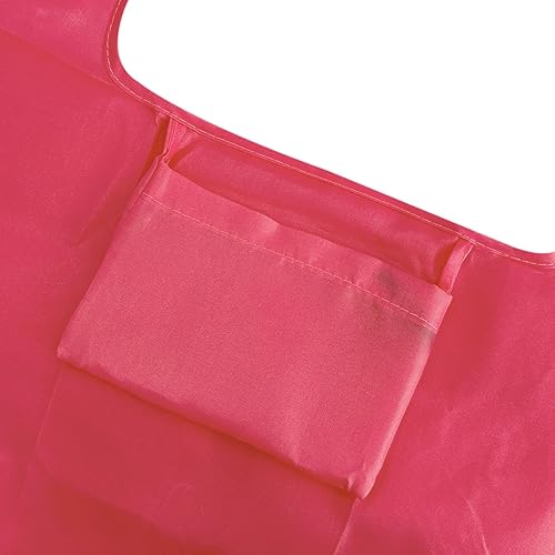 Miniatura 4 de allydrew Bolsas de comestibles reutilizables de nailon plegables grandes y pequeñas, juego de 2