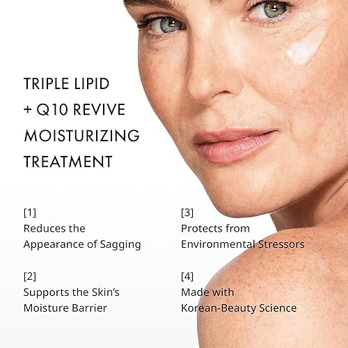 Miniatura 2 de Triple Lipid+Q10 Hidratante facial  Crema facial diaria con ceramidas y niacinamida para todo tipo de piel  Hidratante facial hidratante se dirige a