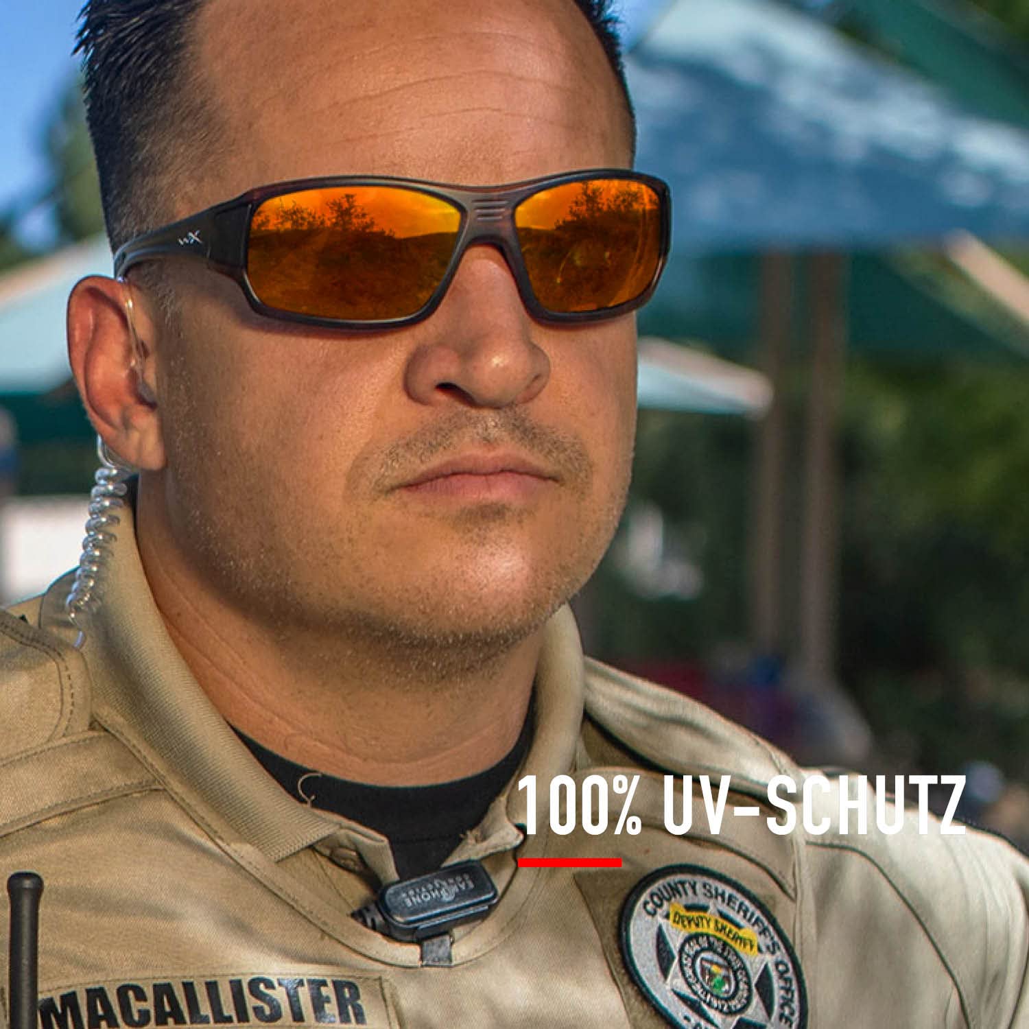 Wiley X │ WX Breach | Sonnenbrille Herren │ Sportbrille Polarisiert │ Sonnenbrille Herren Polarisiert │ 100% UVA/UVB-Schutz | Ideal bei Outdoor-Aktivitäten | Fahrradbrille Wandern Sport Laufen…