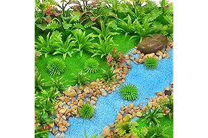 Miniature Artificial Model Trees Set for Arctic Habitat Projects