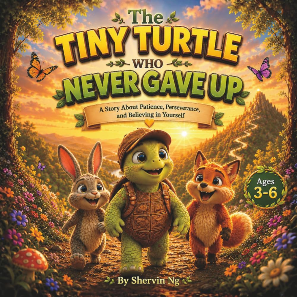 The Tiny Turtle Who Never Gave Up: A Story About Courage, Perseverance, and Believing in Yourself