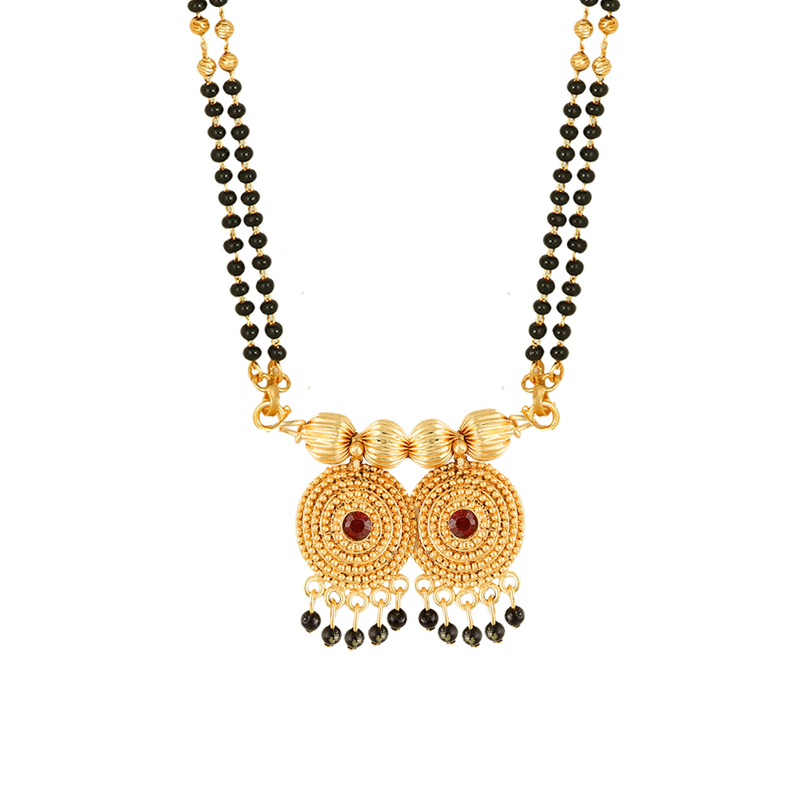 MEENAZ 2 Vati Wati Mangalsutra For Women Girls Ladies Temple South Indian Traditional 1 Gram Gold Stylish Maharashtrian Long Chain Double Mangal sutra Pendant Tanmaniya Black golden Nallapusalu Chains (B0BN4CRKX5) Amazon Price History, Amazon Price Tracker