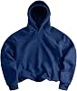 Sudadera extragrande para hombre, estilo Y2K, costuras de panel, pullover 1