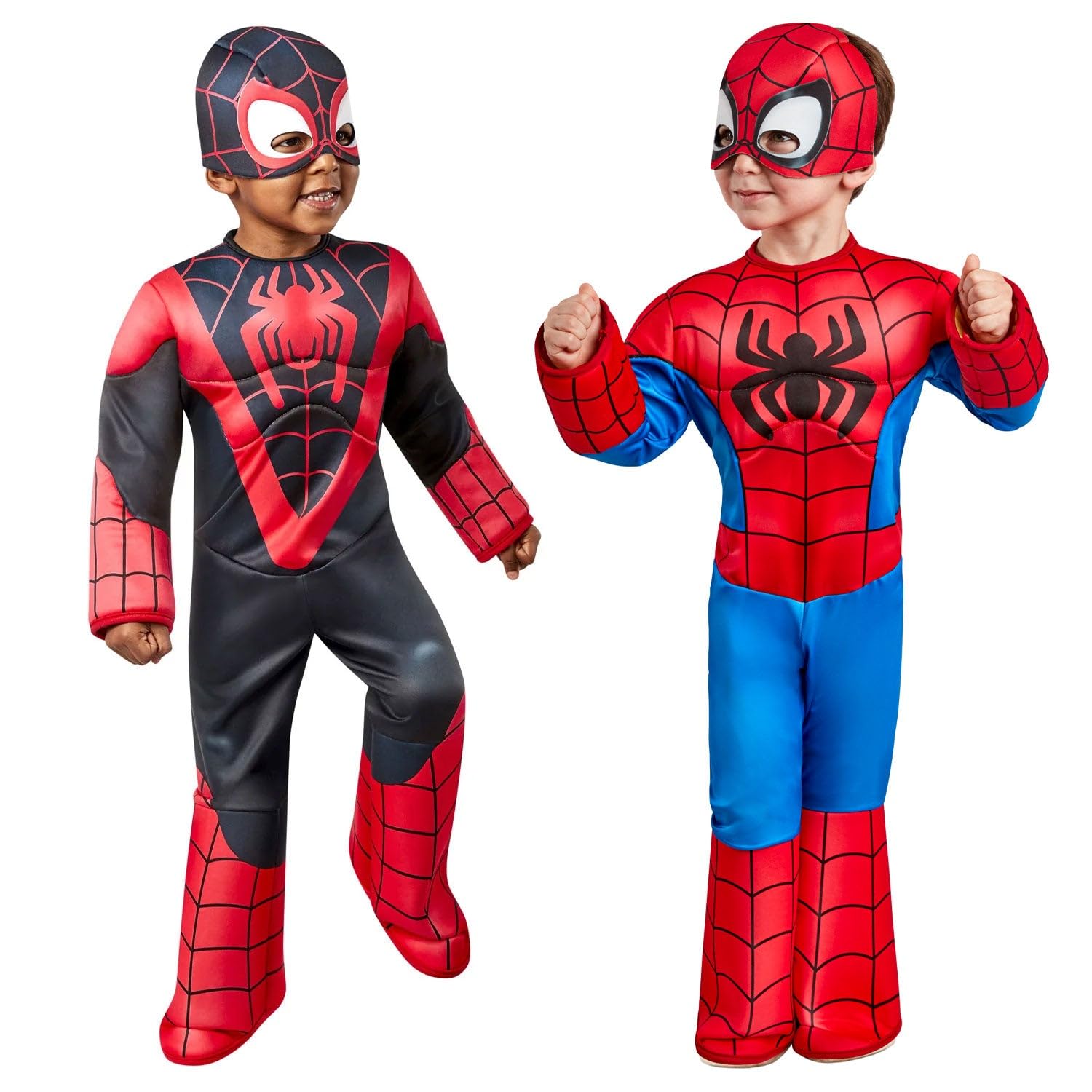 Rubies Marvel Spidey Spider-Man & Spinn Costumes Bundle Age 2-3