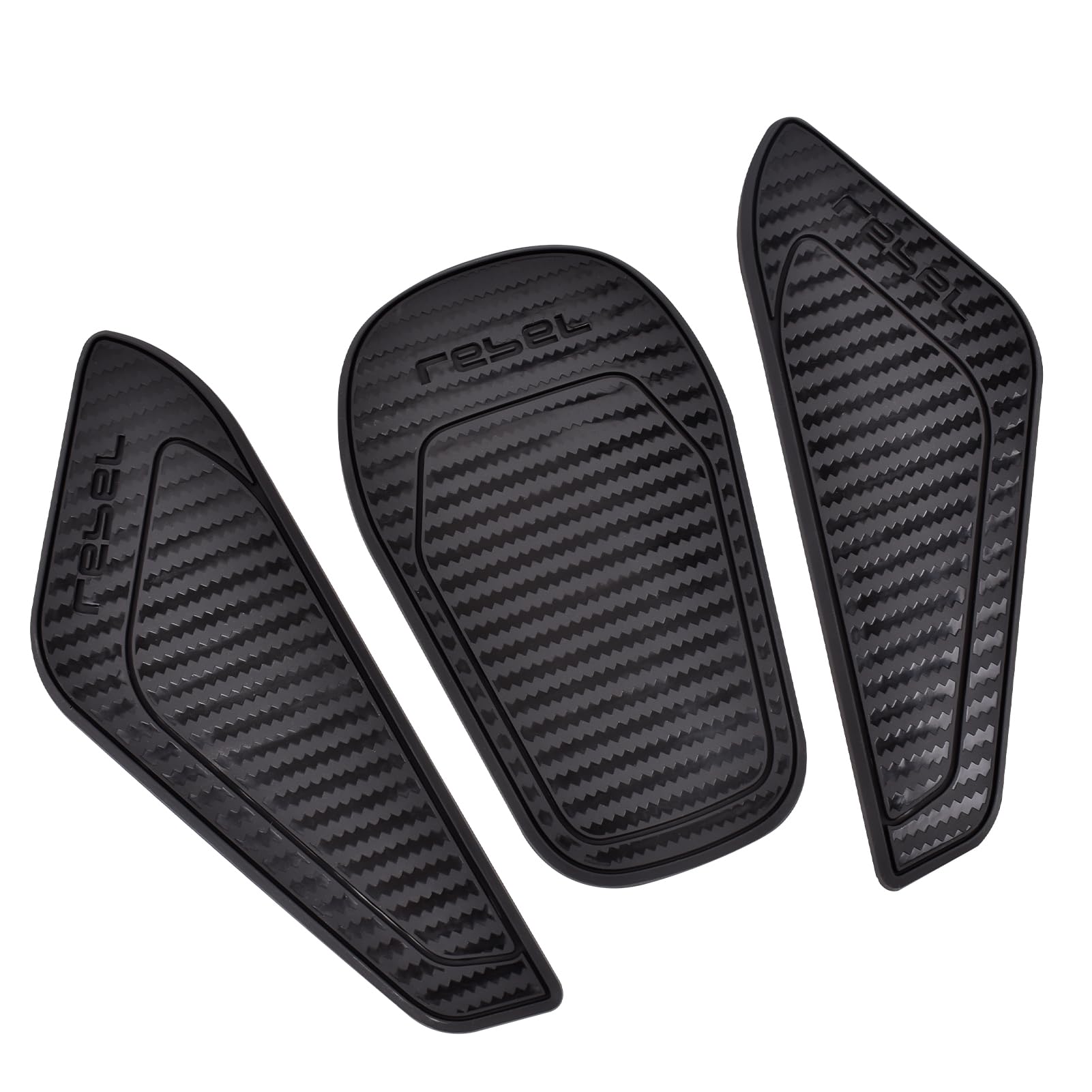 2026 CMX1100 Motorradzubehör Seitliches Tankpad Gummischutz rutschfeste Tankaufkleber passend für HO&ND&A REBEL CMX1100 CMX-1100 CMX 1100 2021–2026