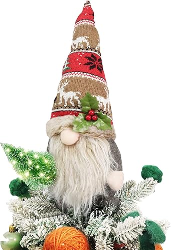 Miniatura 7 de Decoración para árbol de Navidad, decoración de gnomo de Navidad, decoración de árbol de estrella, adorno de árbol de Navidad de gnomo, decoración