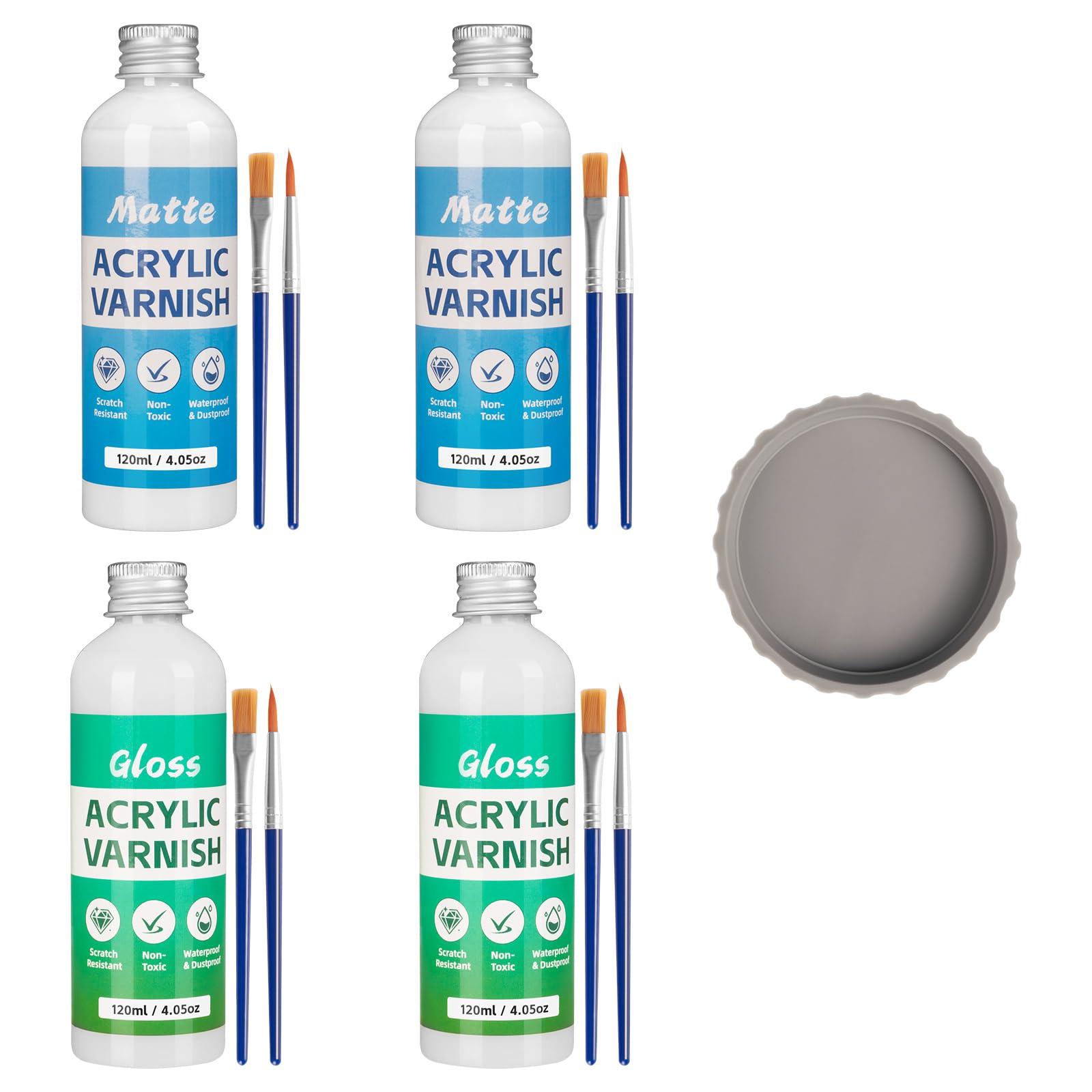 Sovol Air Dry Clay Glaze Kit - Gloss & Matte -10 Sovol Air Dry Clay Glaze Kit - Gloss & Matte -10