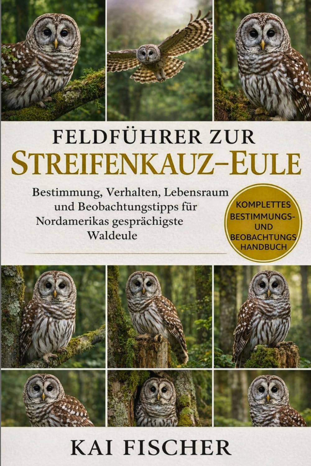 Feldführer zur Streifenkauz-Eule: Bestimmung, Verhalten, Lebensraum und Beobachtungstipps für Nordamerikas gesprächigste Waldeule