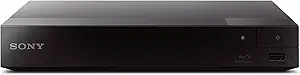 Sony BDP-BX370 Blu-ray Disc Player with built-in Wi-Fi and HDMI cable