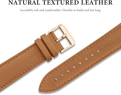 Miniatura 5 de Ritche Correa de reloj de cuero de liberación rápida para hombres y mujeres, correa de reloj de 0.79 pulgadas, 0.78 pulgadas, 0.86 pulgadas,