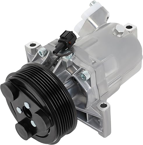 cciyu Compresor de CA para 2007-2015 apto para Nissan Tiida 1.8L 2009-2010 apto para Nissan Versa 1.6L reemplaza CO 11155C AC compresor para