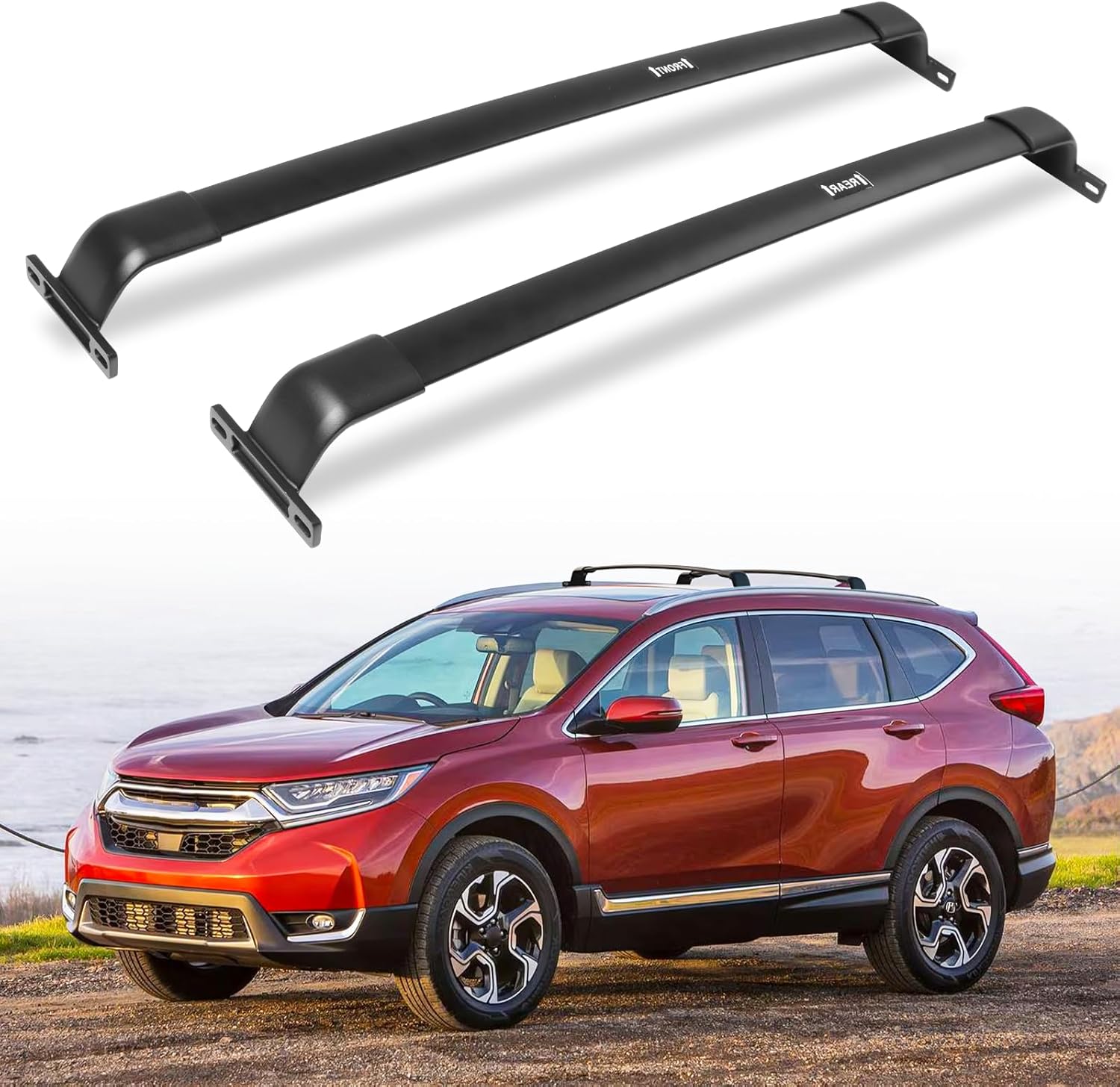 220lbs Cross Bar Roof Rack Fit for Honda CR-V CRV 2017-2022 with Flush ROOF Rails Cargo Bar Carrier Crossbar Rooftop Accessories