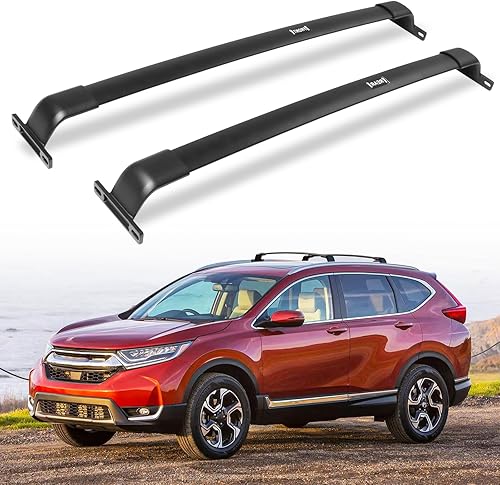 Barra transversal de 220 libras para Honda CR-V CRV 2017-2022 con rieles de techo empotrados, barra de carga, barra transversal, accesorios