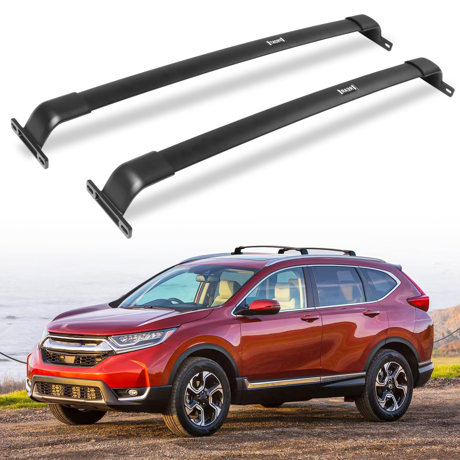 EZREXPM 220lbs Cross Bar Roof Rack Fit for Honda CR-V CRV 2017