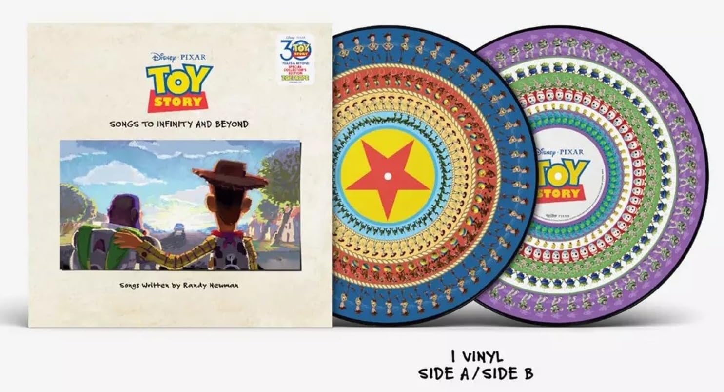 Toy Story Soundtrack - Single Zoetrope Record Album - Randy Newman