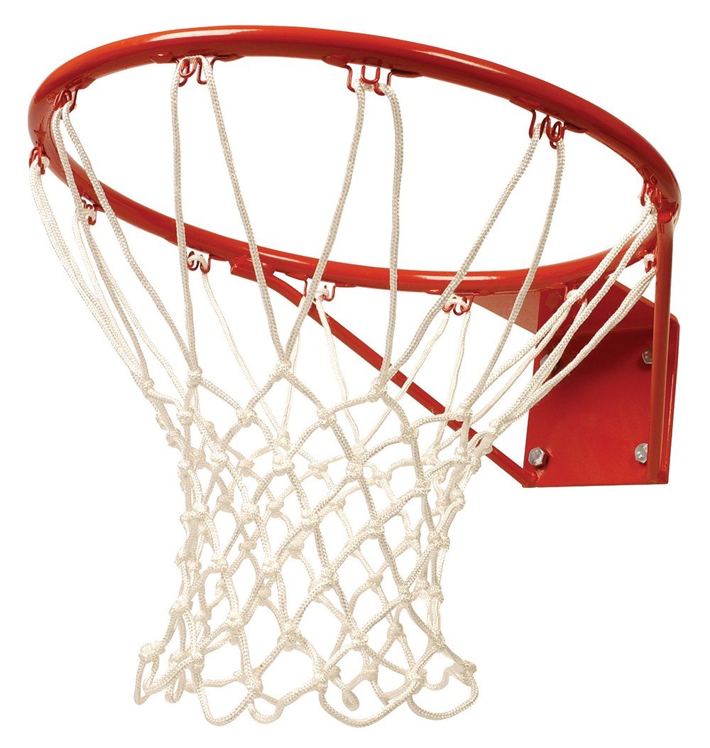 Azone Basketball Ring Orange/ 4-7 Number Ball Free Net (Iron, 46 CM Dia Mater 7 Number Ball)