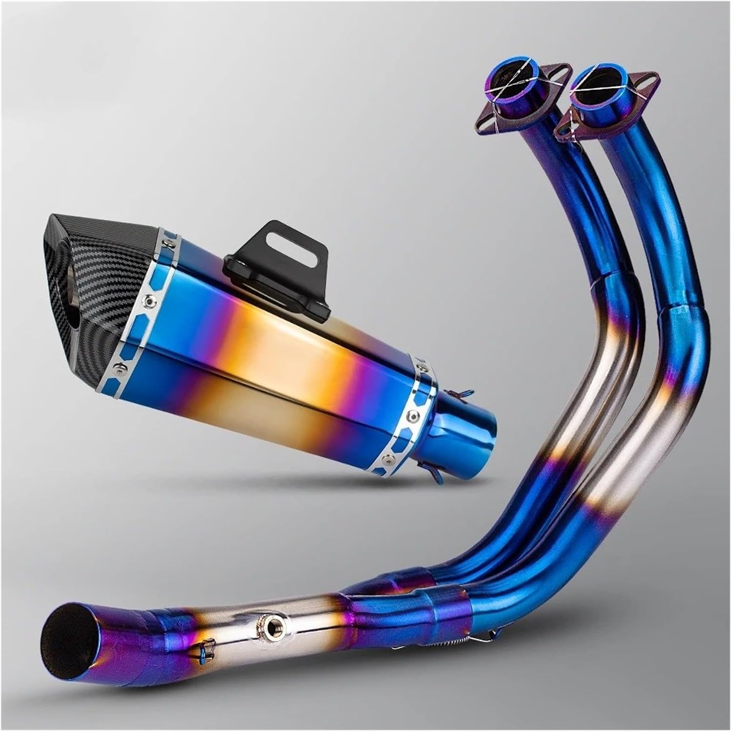 Motorcycle Exhaust Pipe for MT07 for XSR700 FZ07 Tracer 7 R7 2014-2025 Full System Motorcycle Exhaust Modify Front Pipe Muffler with DB Killer Escape