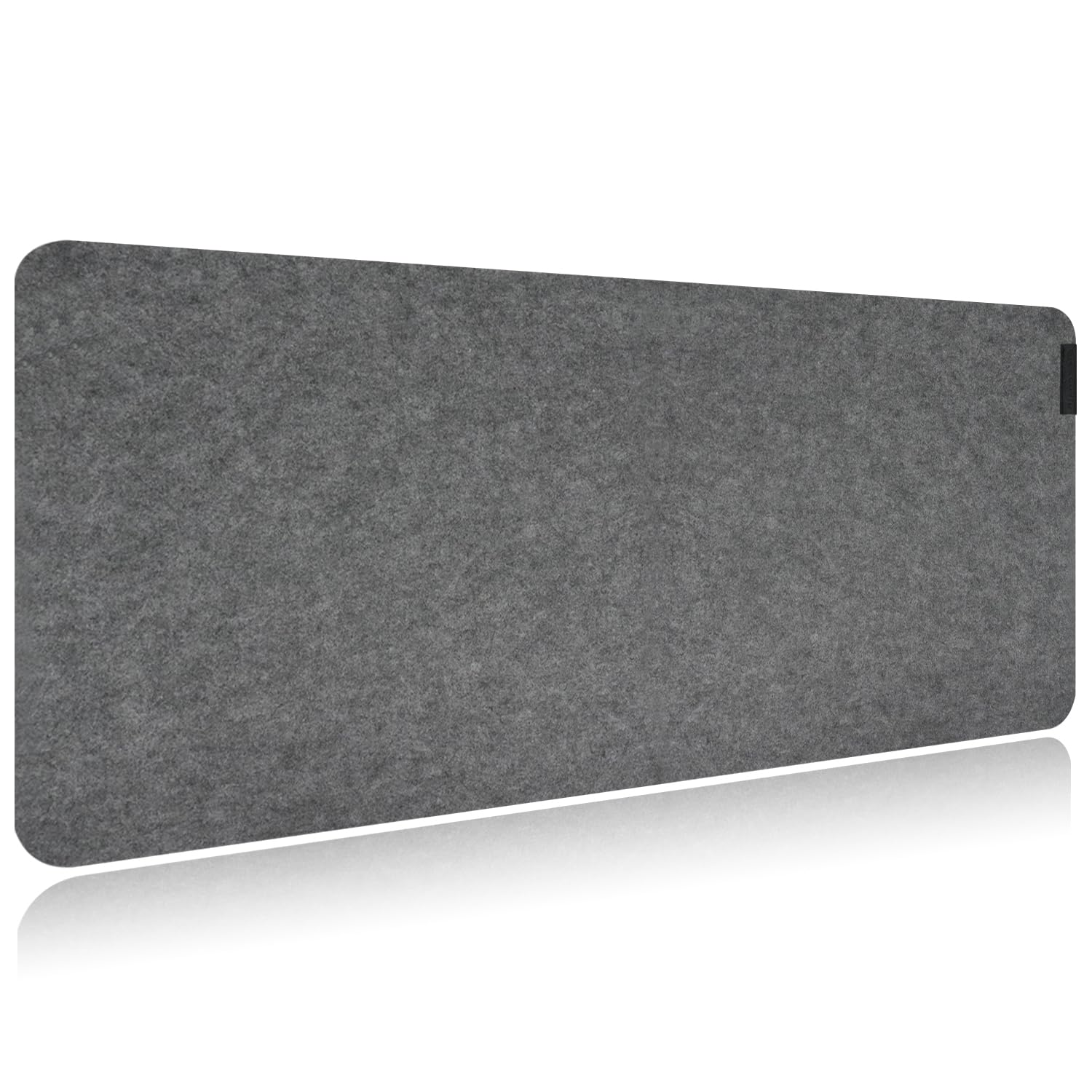 EXCOVIP Large Felt Desk Pad Computer Mat for Desk (90x40CM) Desk Mat for Keyboard and Mouse Grey