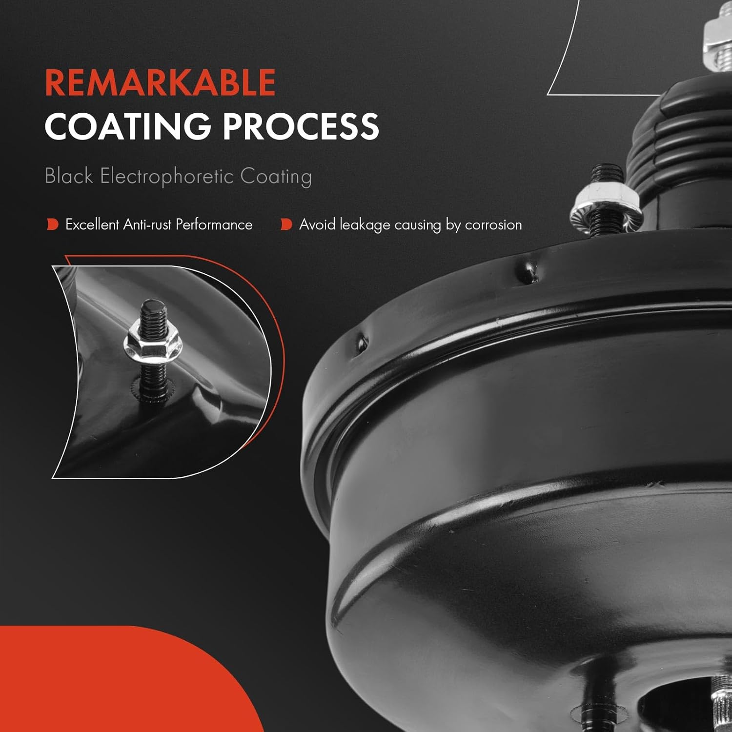 A-Premium Vacuum Power Brake Booster Compatible with Mazda B2000 1983-1984, Without Master Cylinder