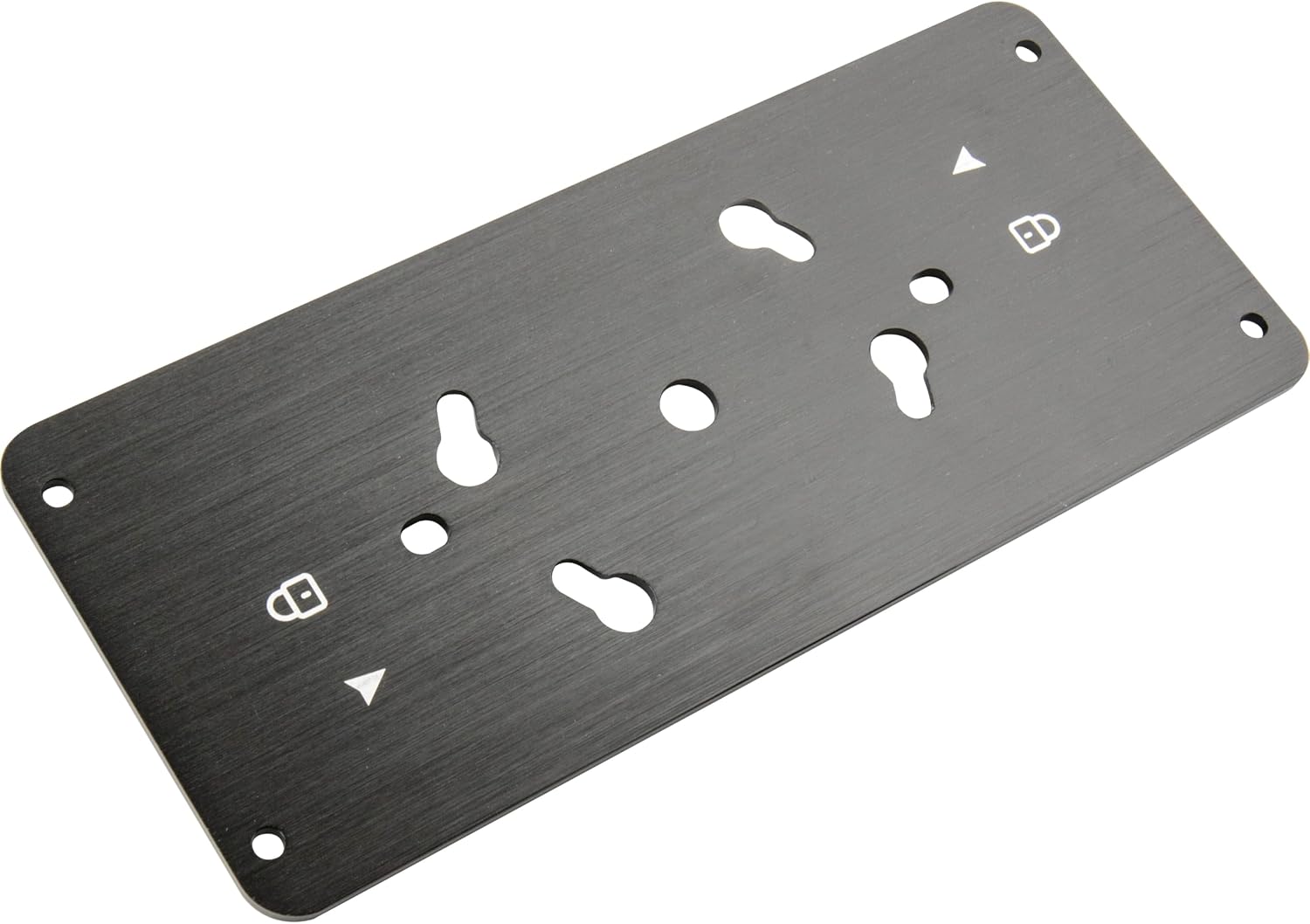 Kupo Rear Mounting Plate with Twist Lock for Kino Flo Double, Lightweight Aluminum Design with Laser Markings for Secure Fixture Attachment (KG401311)