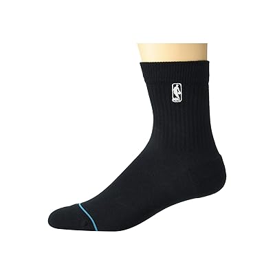 Stance NBA Logoman ST Quarter Crew Cut Socks Shoes Black