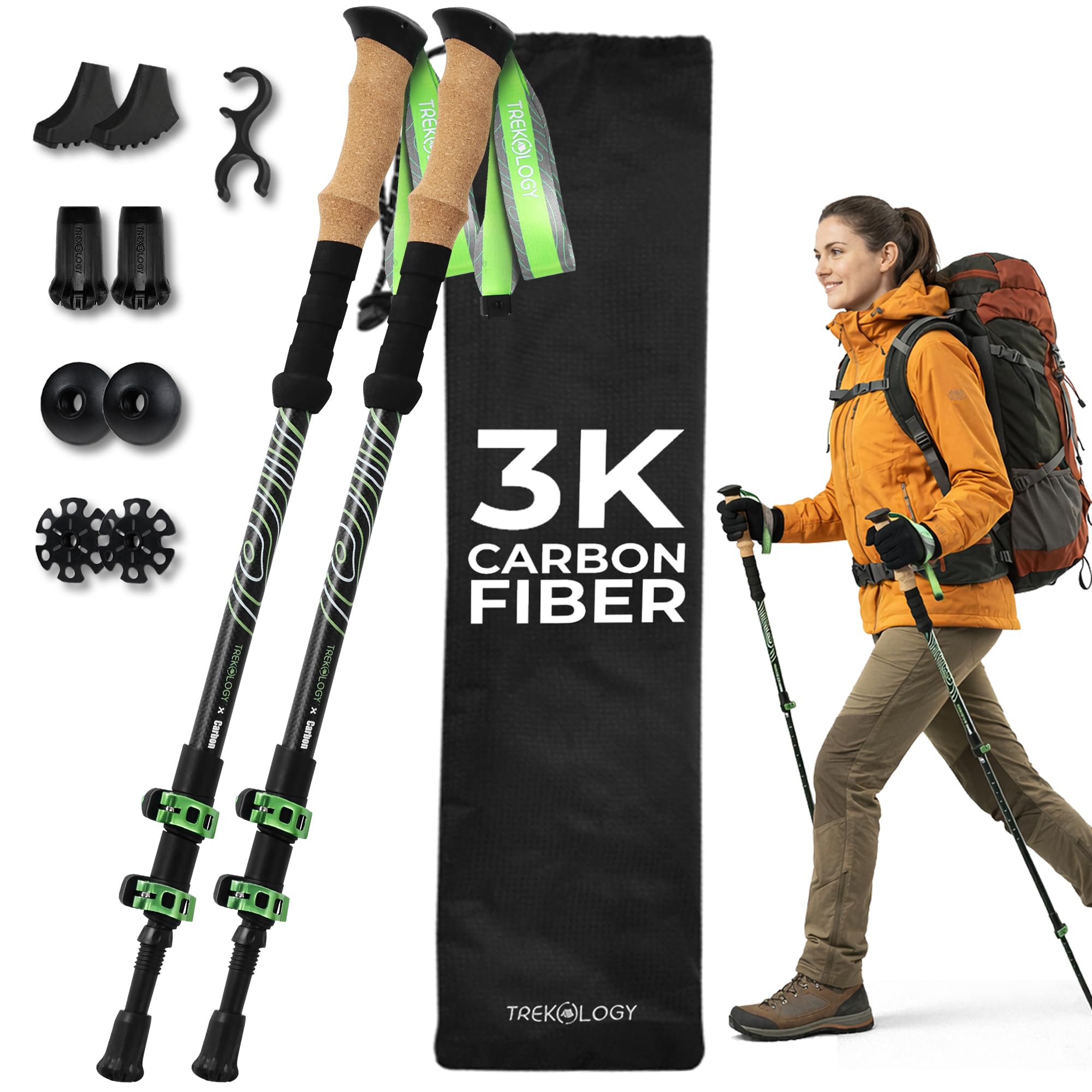 Trekology Carbon Hiking Poles