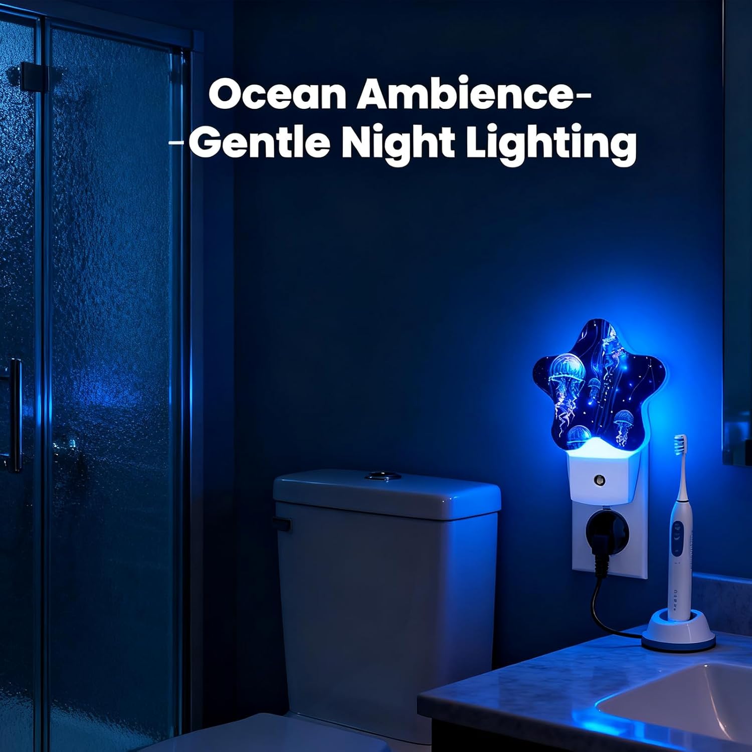 Evening Gentle Plug-in into Wall Nightfall to Daybreak Good Sensor White Led Nightlight for Bed room Lavatory Kitchen Hallway Stairs Vitality Environment friendly Decor Desk Lamp Seaside Decor