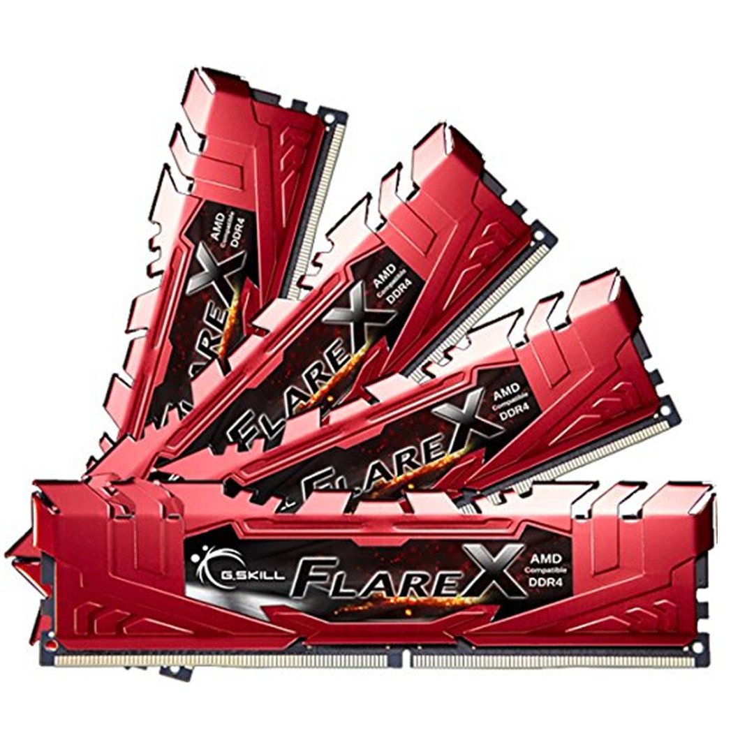 Amazon | G.SKILL F4-2400C16Q-32GFXR 32 GB (8 GB x 4) Flare X