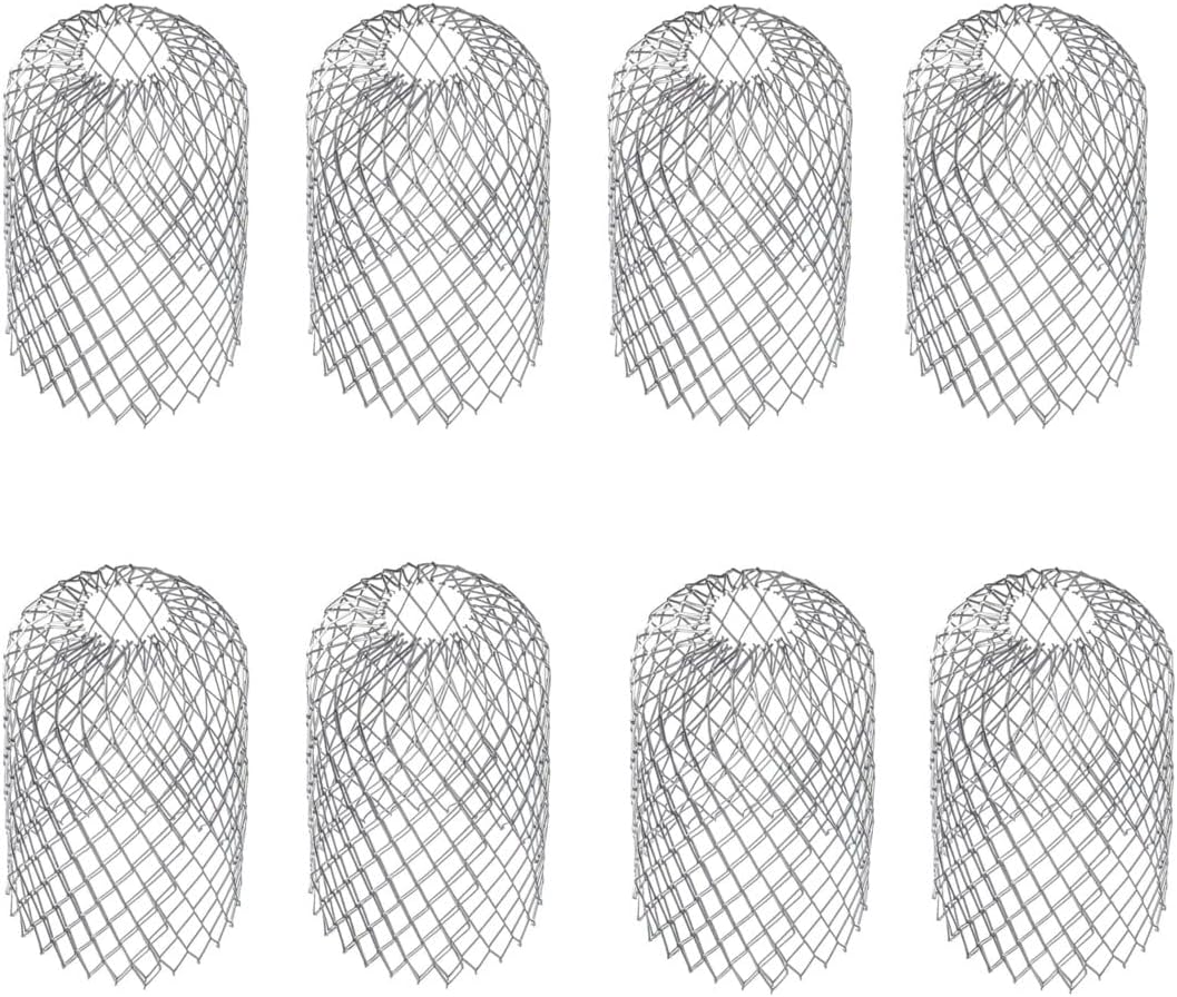 Amazon ST TS 雨どい用ネット 8個セット 雨樋 ゴミカバー 落ち葉よけ ダウンパイプ 目詰まり ネット 網 雨どいネット