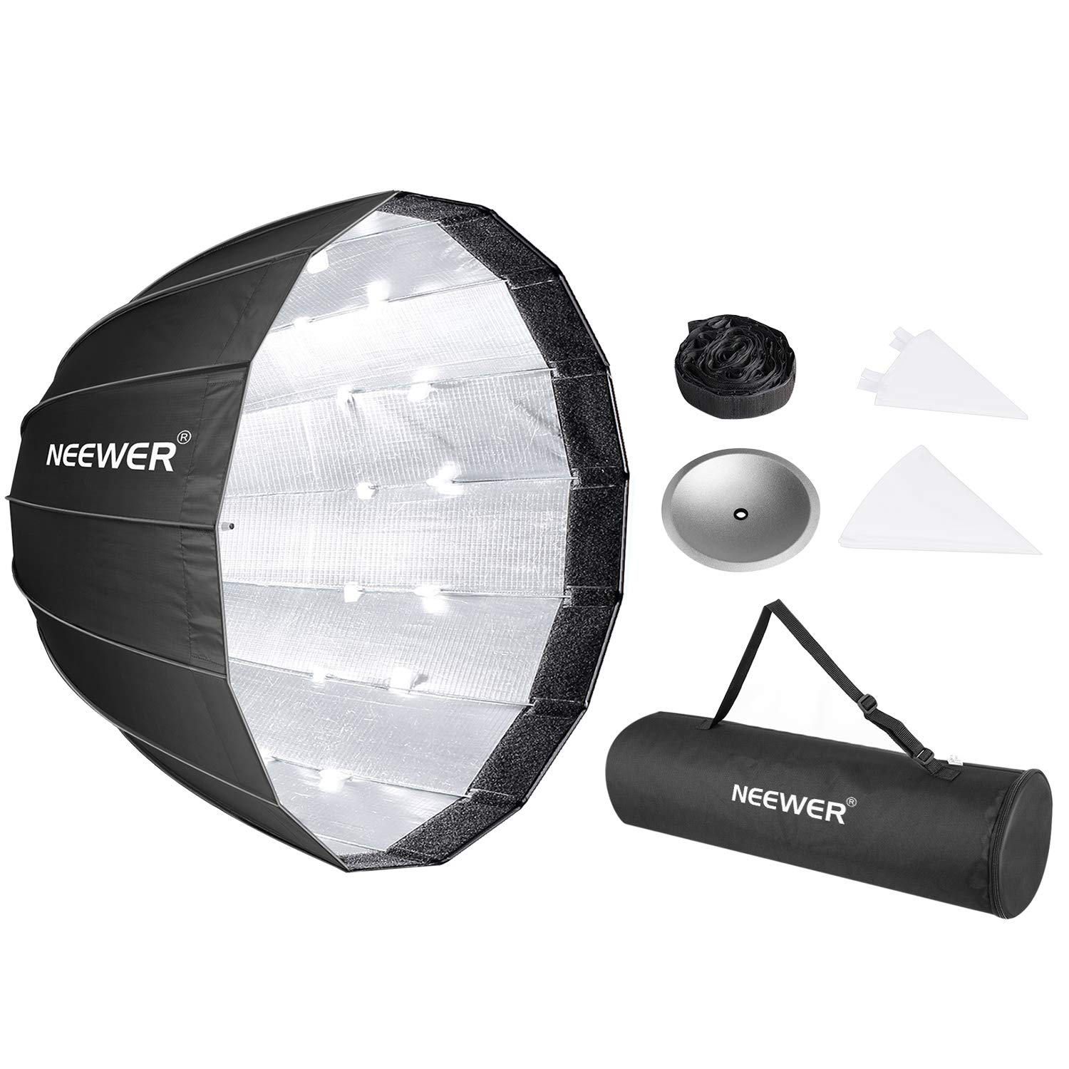 Amazon | Neewer 48in/122cm深い放物線型ソフトボックス Bowens Amazon | Neewer 48in/122cm深い放物線型ソフトボックス Bowens