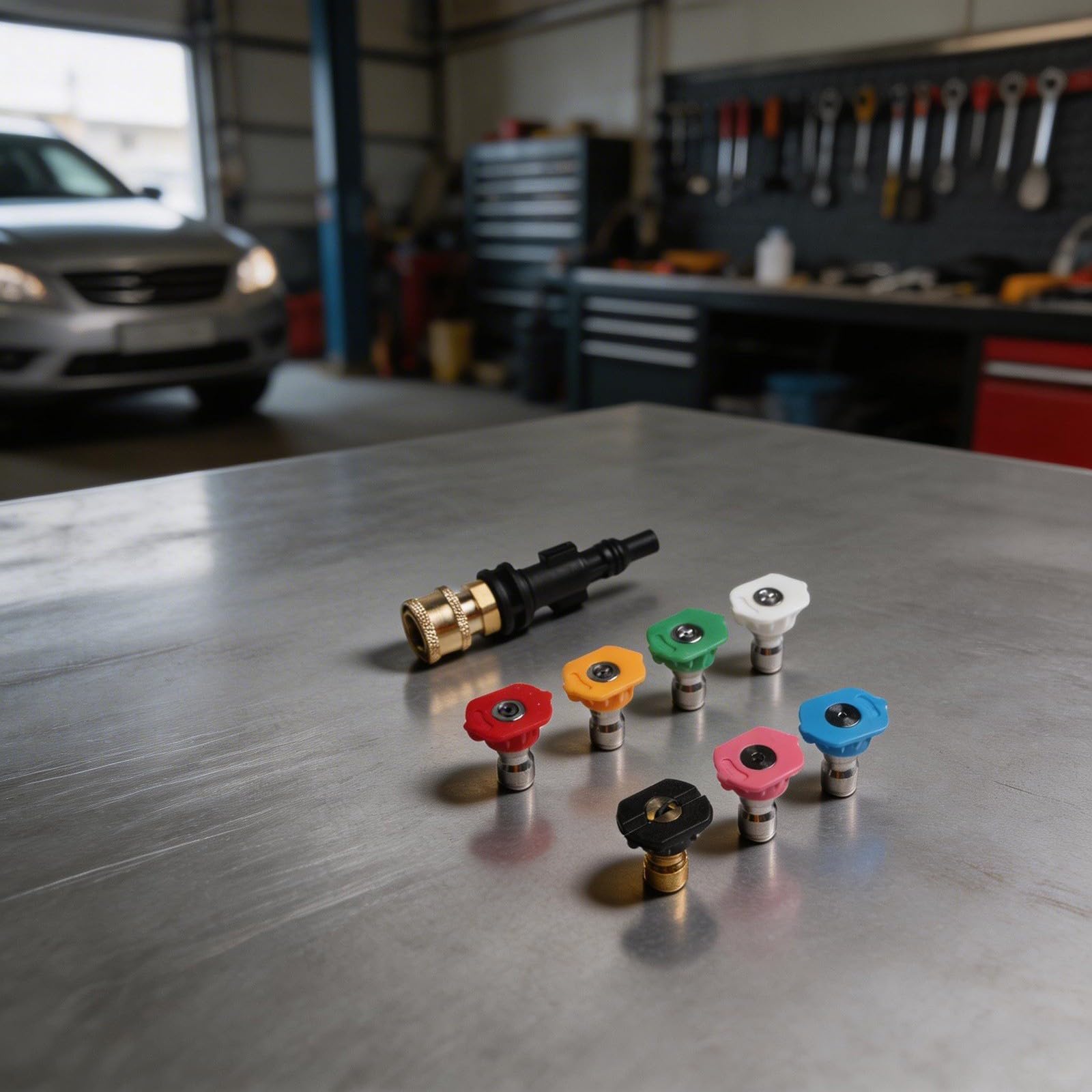 Boquilla de tanque de espuma de alta presión con adaptador de conexión rápida de 1/4 para LAVOR para PARKSIDE PHD para VAX para STERWINS para CRAFTSMAN para CHAMPION latón y plástico 3500 PSI