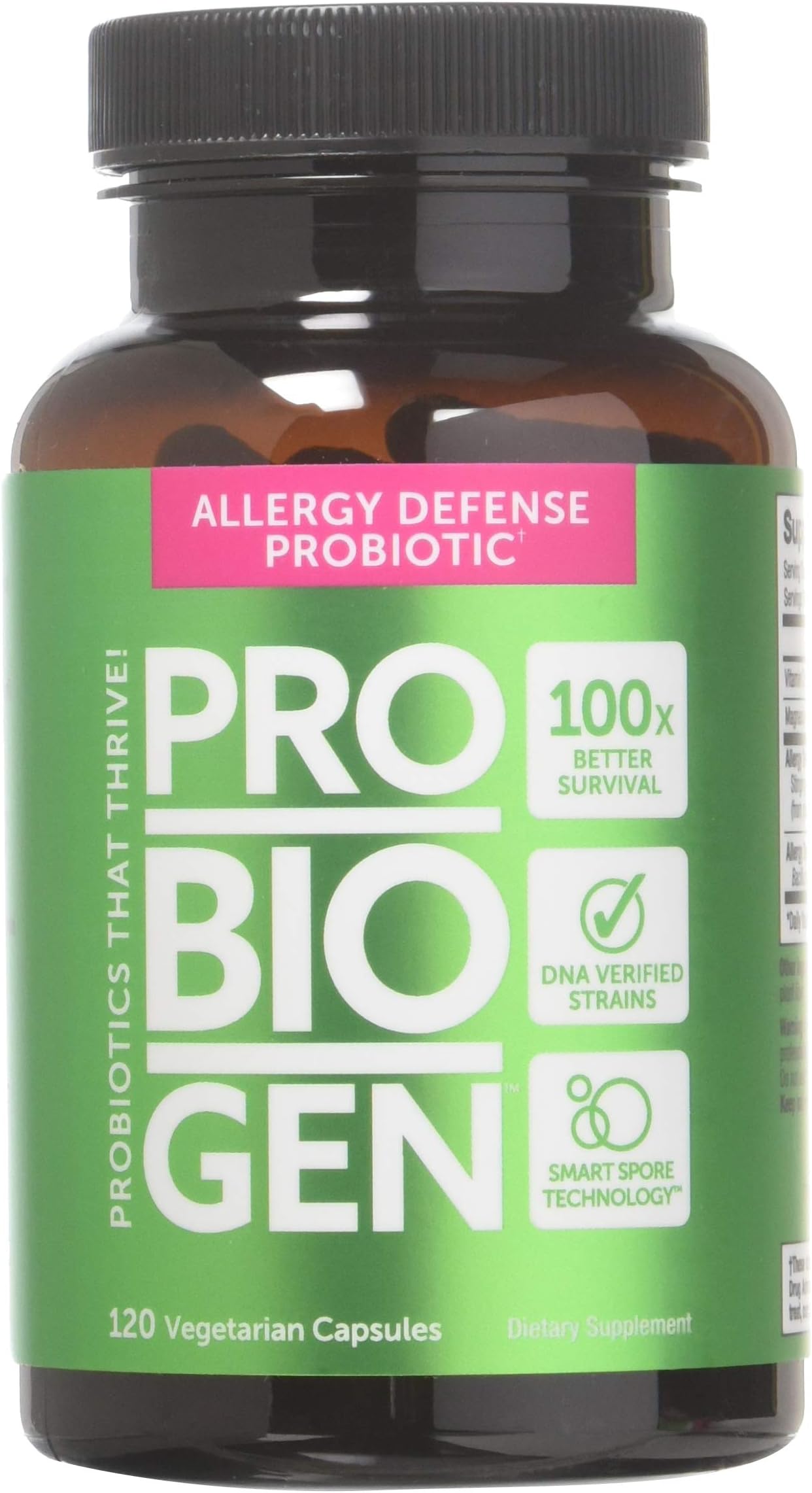Allergy Defense Probiotic Capsules, 120 Count