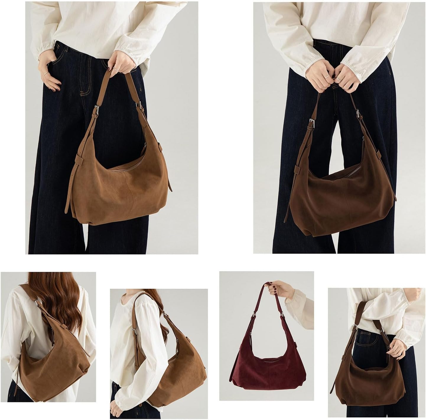 Mjaie Korean Inspired Retro Fashion Shoulder Bag Lightweight Practical Polyester Crossbody Bag For Commute Daily Use - Image 4