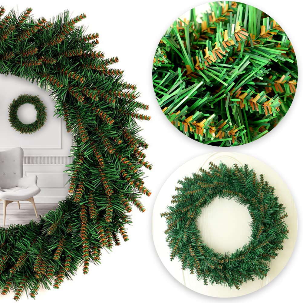 Corona Natalizia Luminosa 30 Cm - Decorazione Per Porta, Camino O Parete, Con Luci A Batteria