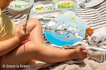 新品　fromスウェーデン　ムーミン　 メラミンプレート  レッド 新品 fromスウェーデン ムーミン メラミンプレート レッド