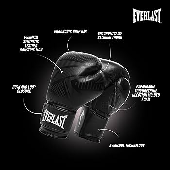 Amazon.co.jp: Everlast P00002405 Spark Training Glove Black