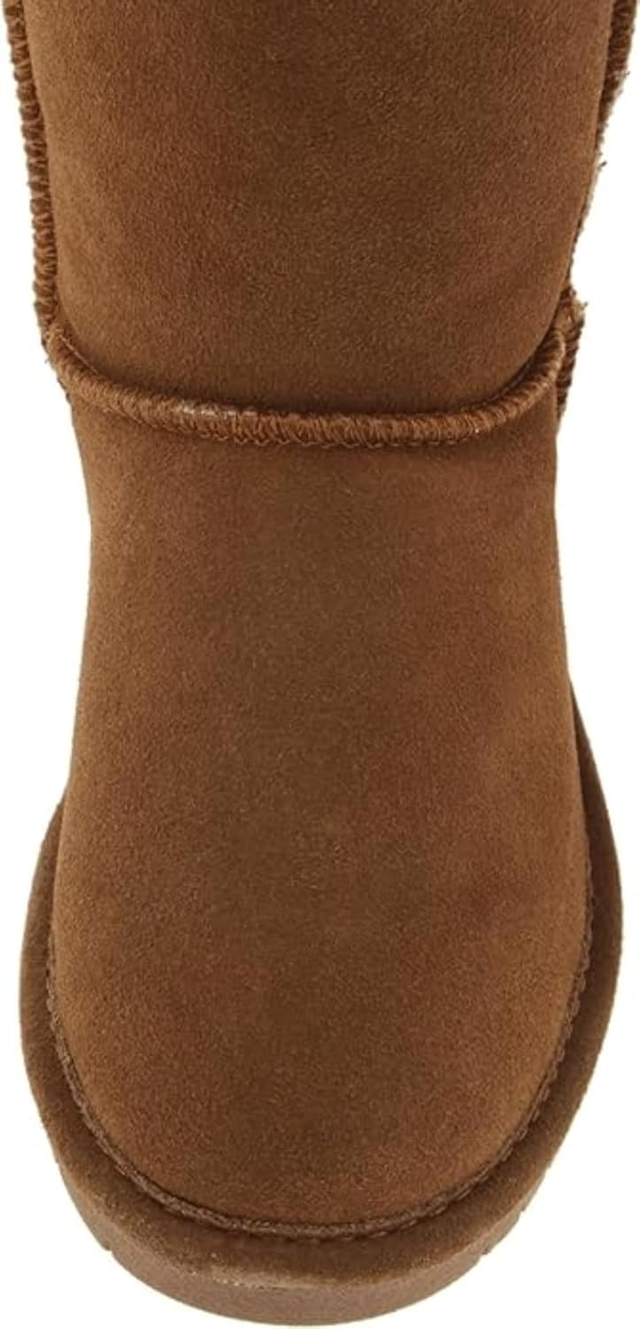 BEARPAW Emma Short Women's Classic Winter Slip On Boots, Lightweight Suede Boots, Multiple Colors - Image 2