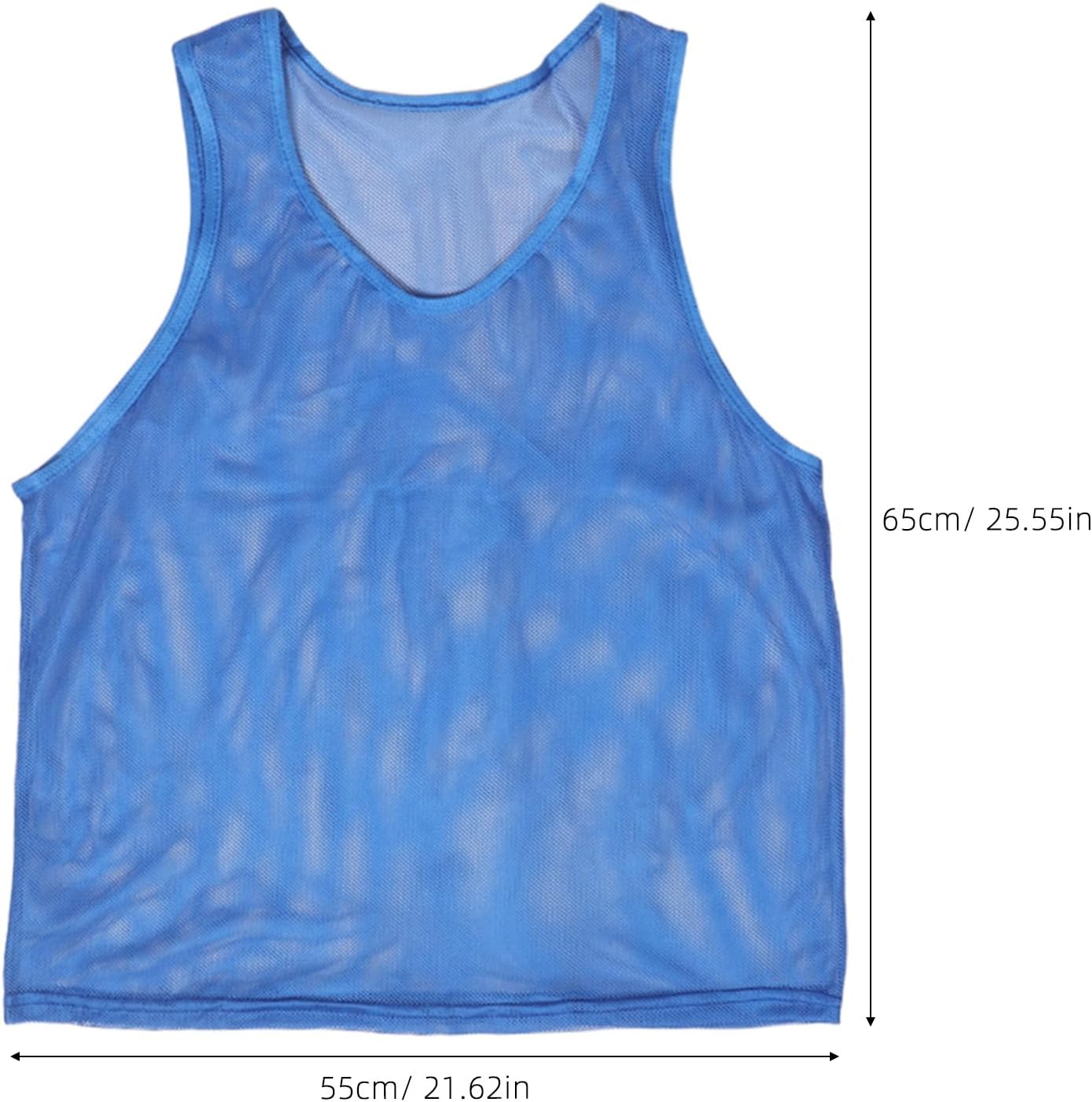 9pcs Scrimmage Training Vests: Breathable Mesh Practice Jerseys - High Visibility Adults Team Pinnies - Quick Dry Training Bibs for Soccer Basketball