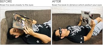 ds. distinctive style Lazy Reader Glasses Prism Glasses Lying Down Bed Horizontal Watching TV Reading Spectacles horizontal Lazy Glasses