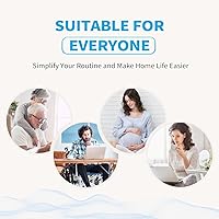 Vista 7 de Interruptor de toma de corriente con control remoto con 2 tomas de control independientes, juego de interruptor de luz remoto inalámbrico, enchufe