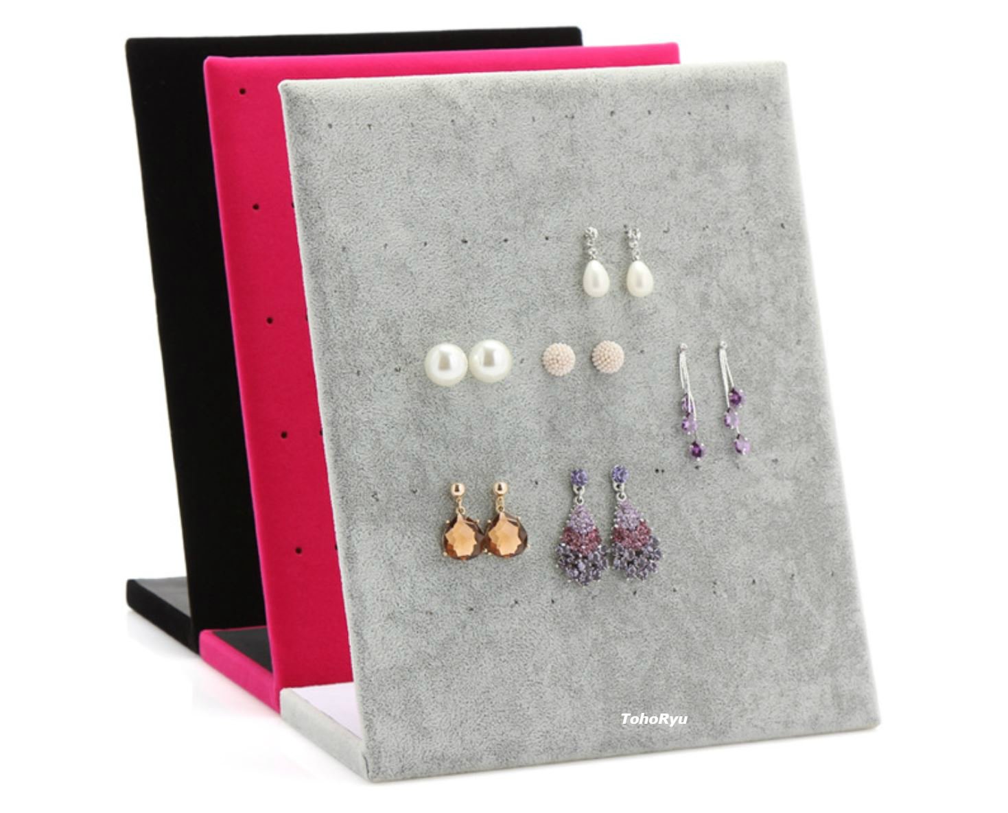 ピアス　アクセサリー　ホルダースタンド Amazon｜EXDUCT ピアススタンド T字 3個 セット ピアスホルダー