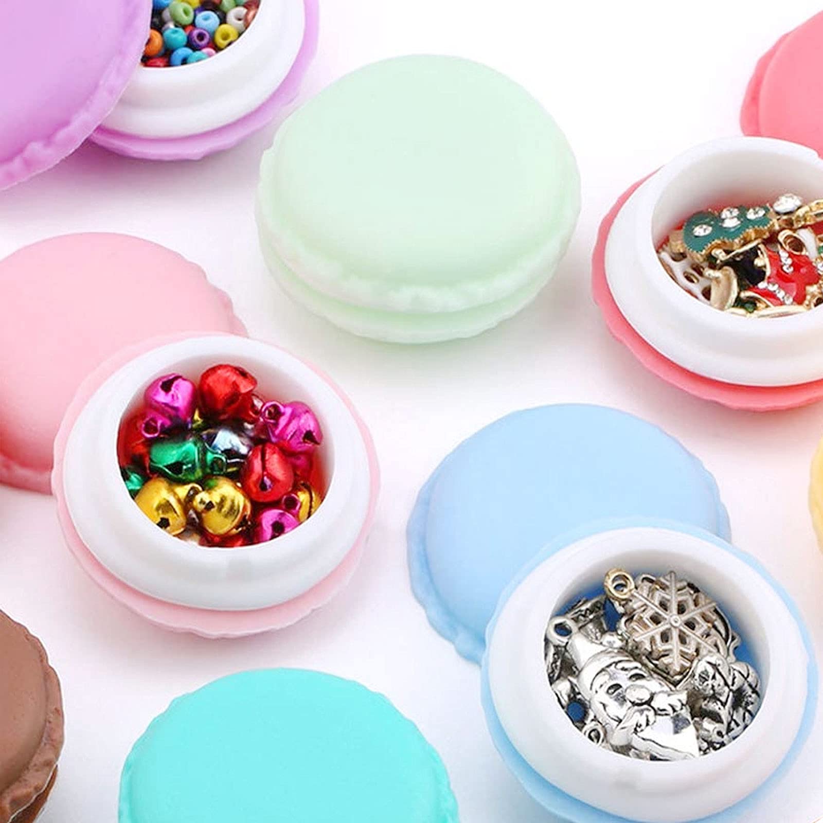 8er-Set Macaron-Aufbewahrungsboxen – Bunte Dosen Für Schmuck, Süßigkeiten & Mehr