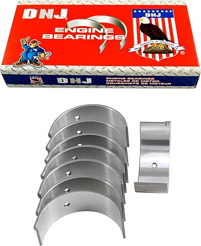 DNJ RB405.10 Juego de rodamientos de varilla de gran tamaño para Ford 1983-1995, Kia, Mazda 626, B2000, B2200 2.0L-2.2L L4 8V SOHC 1998cc